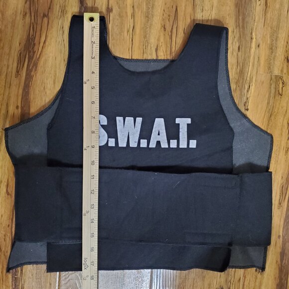 SWAT Officer Costume Vest and 2 Grenades Halloween - Picture 4 of 5